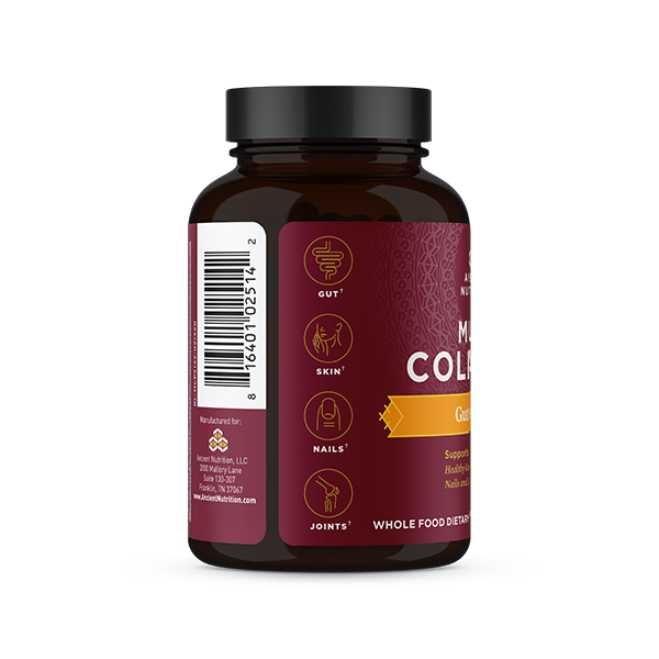 Ancient Nutrition Multi Collagen Gut Restore 90 Capsules ...